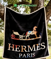 Hermes Throw Blankets